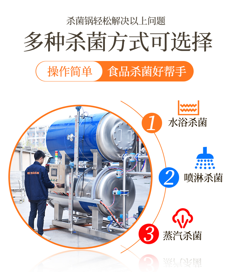 多種殺菌方式選擇 多種殺菌方式選擇